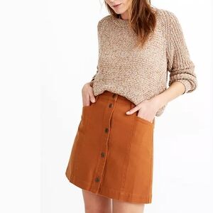 Zara Mini Skirt🍂TRF Brown Faux Suede High Waist
